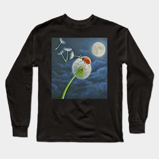 Moonlight Ladybug Beetle Long Sleeve T-Shirt